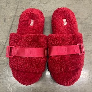 Red Ugg Slides
